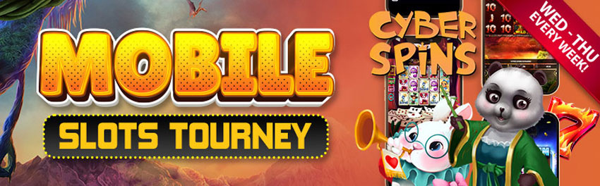 Win $1,000 CASH On The Go in Cyber Spins' Mobile Slots Tourney