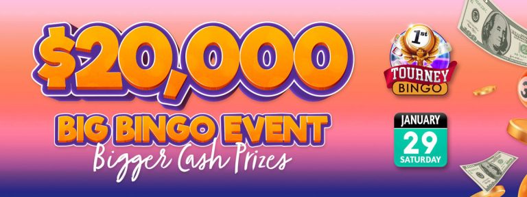 $20,000 Big Bingo Event January 2022