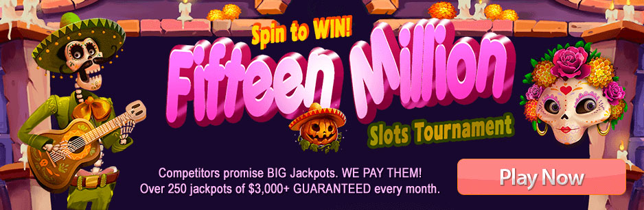 Spin to WIN! Fifteen Million Slots Tournament