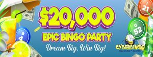 Blockbuster Wins in CyberBingo's $20,000 Epic Bingo Party August
