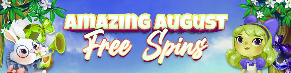 Claim up to 150 Free Spins in our Amazing August Free Spins