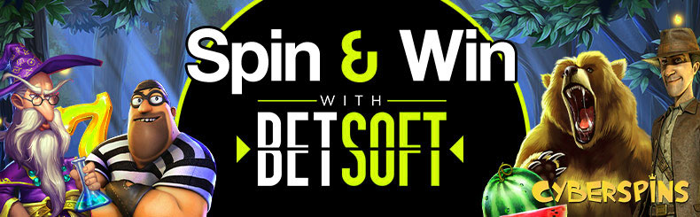 Win $1,000 CASH in Spin & Win with Betsoft Tourney at Cyber Spins