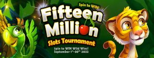 Fifteen Million Slots Tournament Lucky Catch Jackpots and EXTRA PRIZES