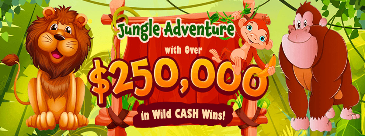 Jungle Adventure with Over $250,000 in Wild CASH Wins!