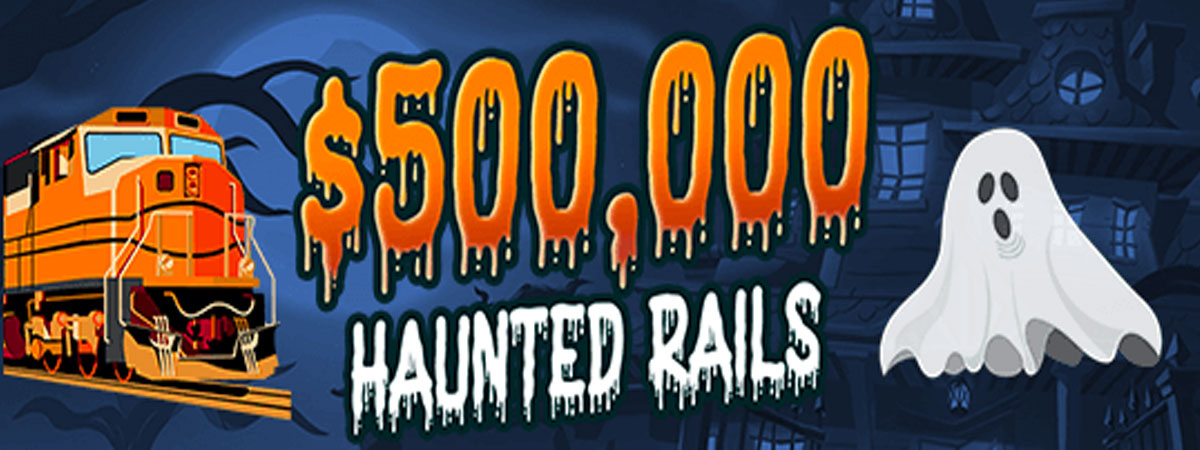 $500,000 Haunted Rails HalloWIN Weekend Room at Amigo Bingo!