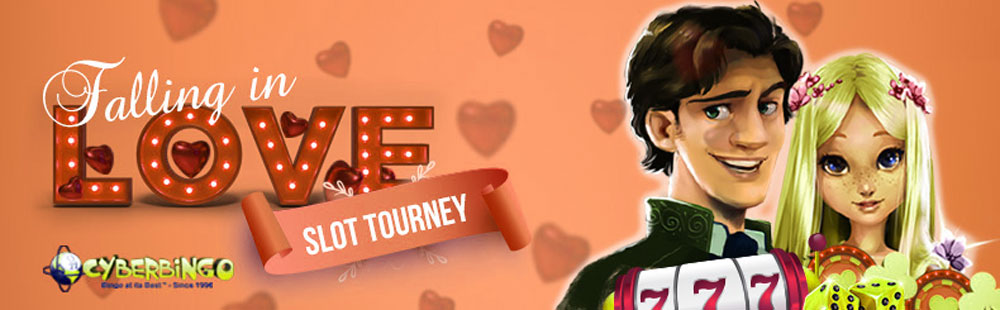 $500 Weekly CASH Reward in Cyber Bingo's Falling in love Slots Tourney