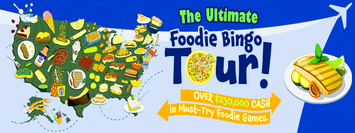The Ultimate Foodie Bingo Tour! OVER $250,000 CASH in Must-Try Foodie Games