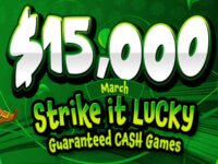 $15,000 Strike it LUCKY