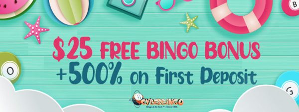 Cyber Bingo Offer - Who doesn't love a good freebie?