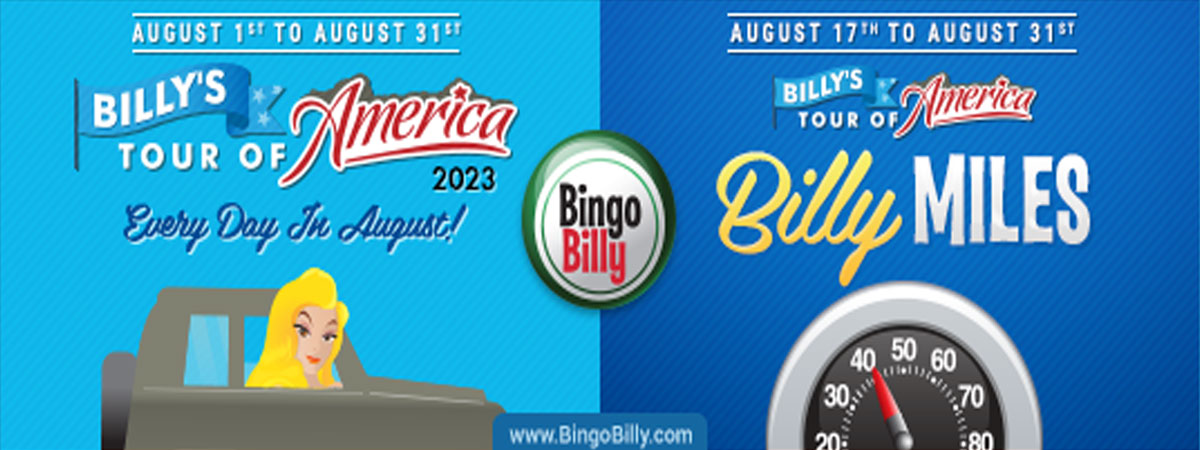 Bingo Billy – Tour of America August 2023