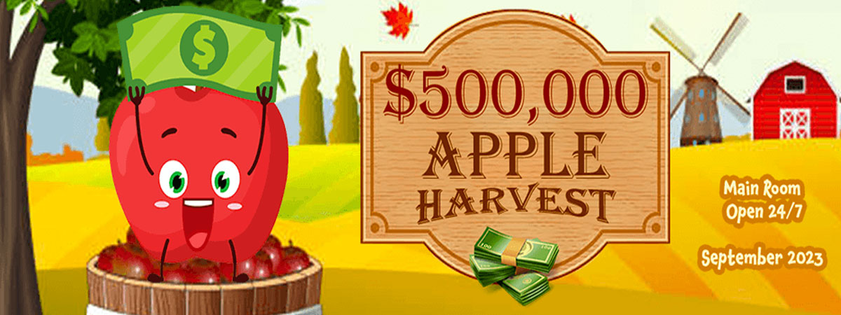 Shake the trees of luck in our $500,000 Apple Harvest Bingo Contest