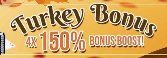 Win $/€50 in Cash during Thanksgiving Madness