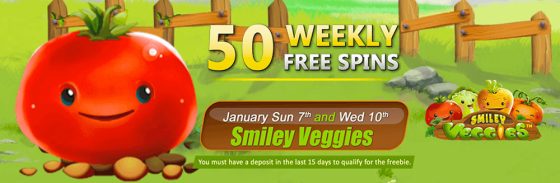 50 Free Spins Limited Time Only