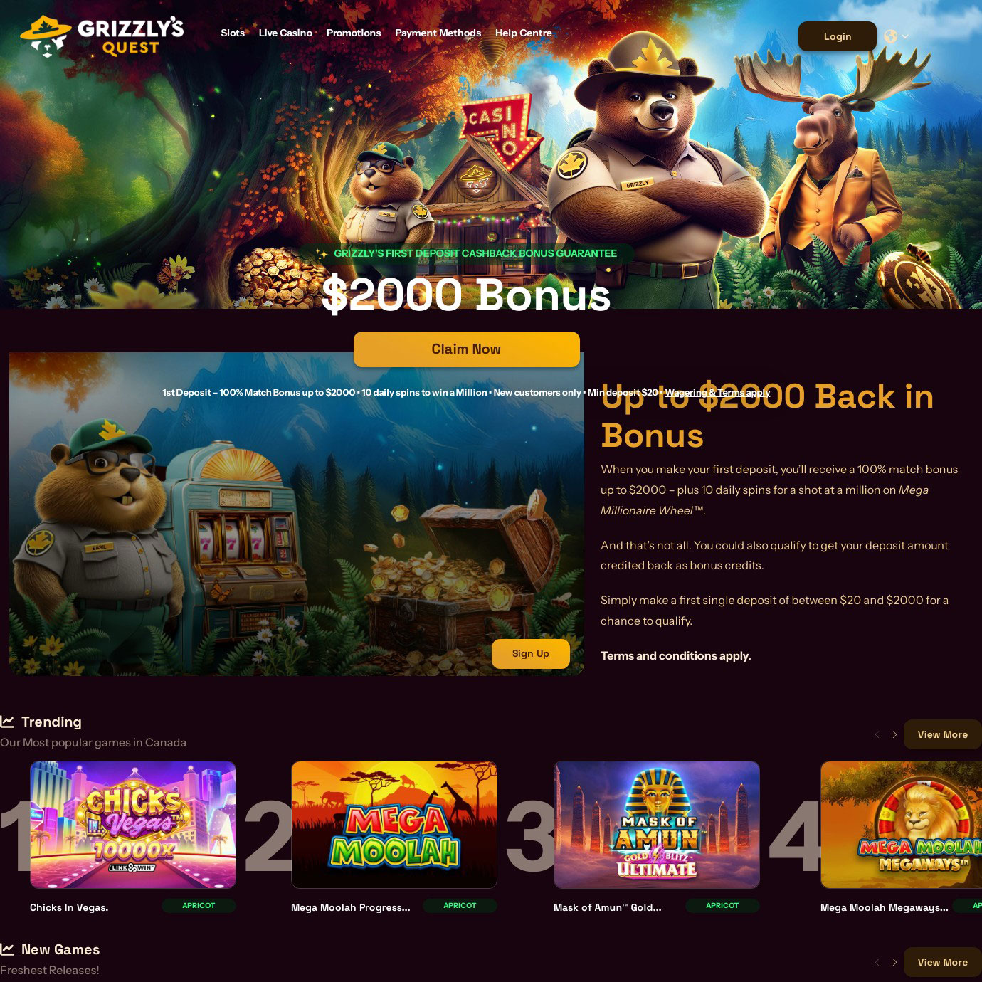 Grizzly's Quest Casino