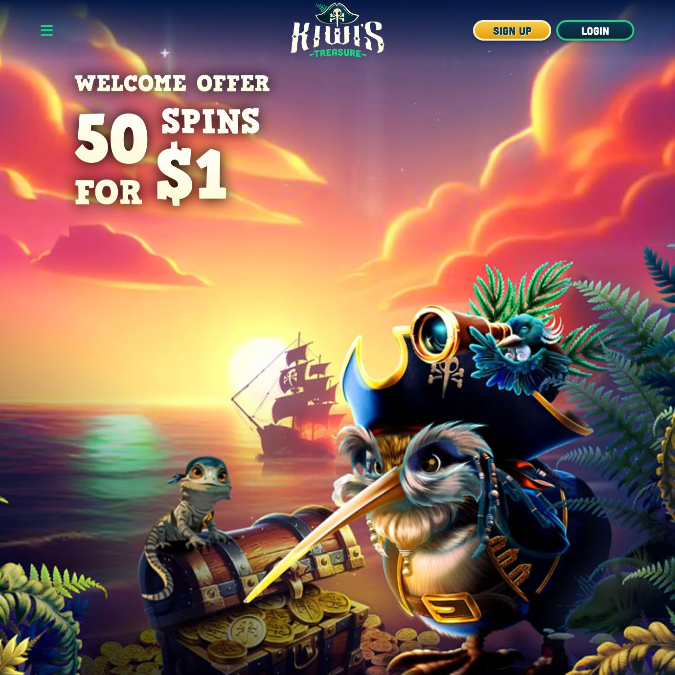 Kiwi's Treasure Casino