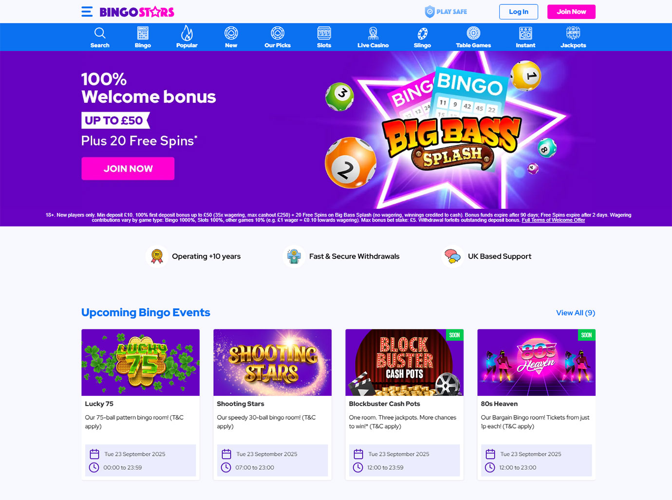 BingoStars Review