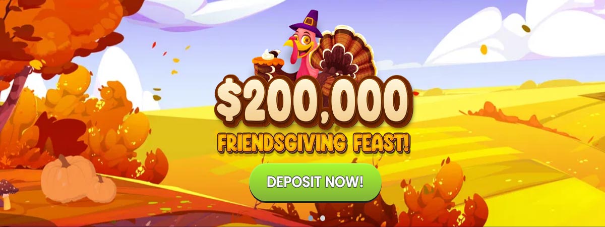 $200,000 Friendsgiving Feast at Bingo Village!