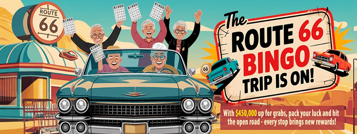 The Route 66 Bingo Trip Is On! November 1st-30th