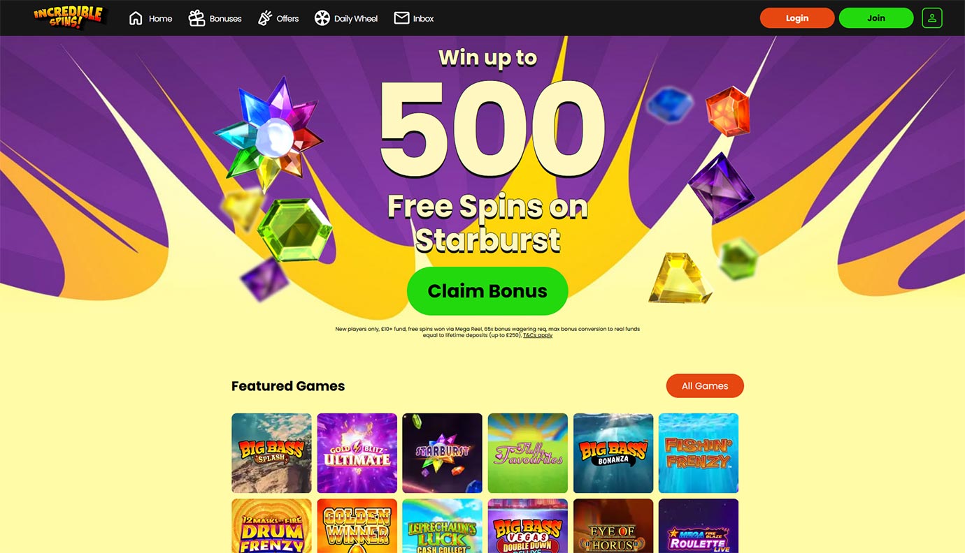 Incredible Spins Casino