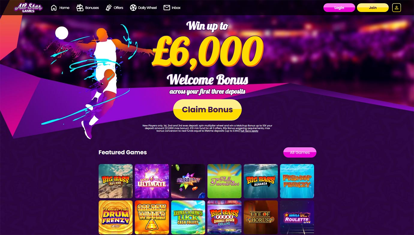 All Star Games Casino