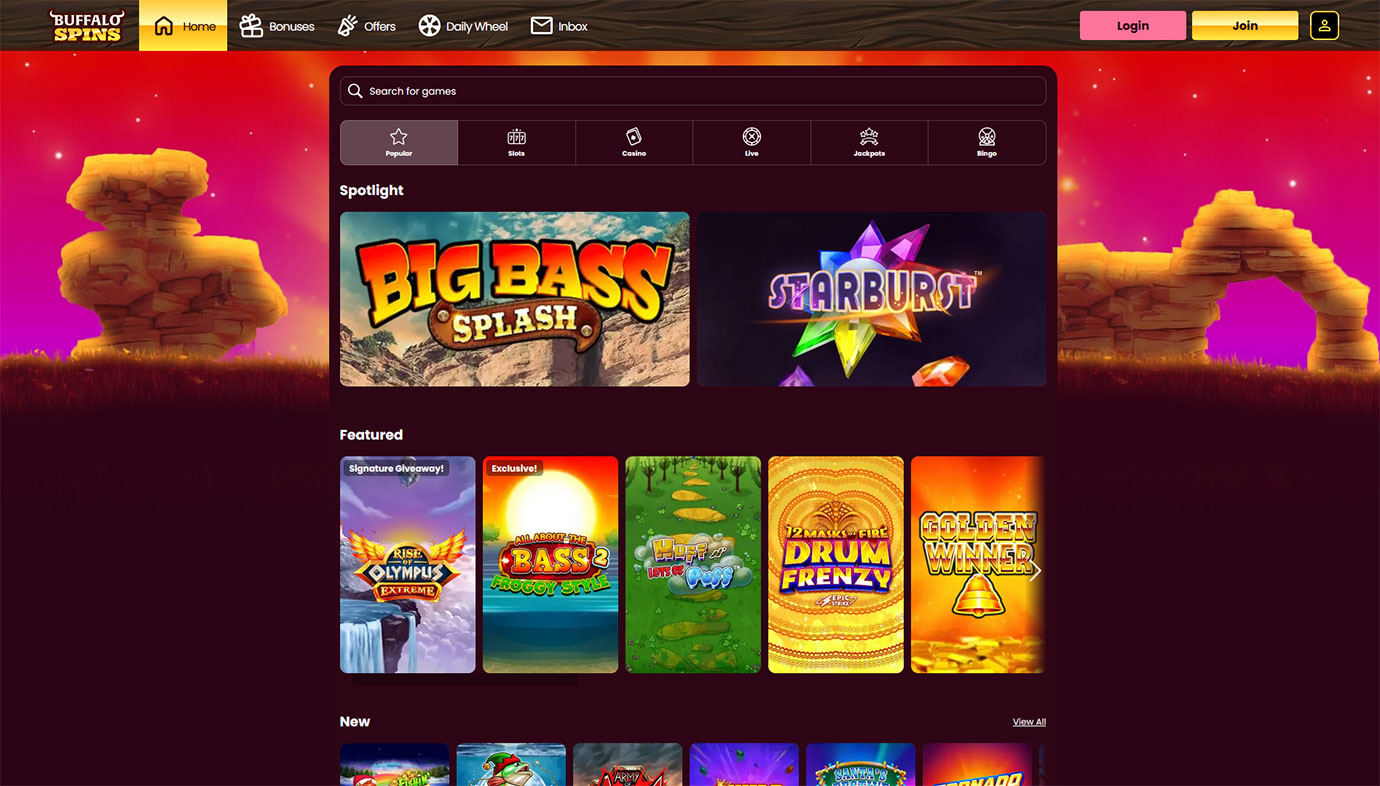 Buffalo Spins Casino