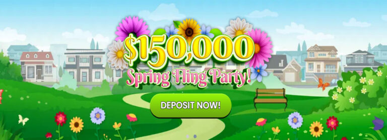 150.000 Spring Fling Bingo Party Promotion