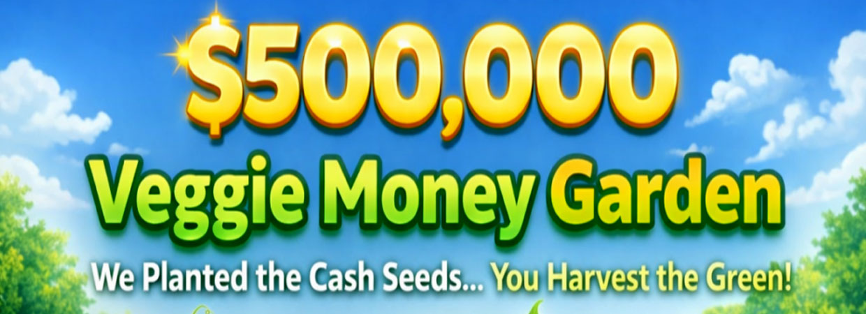 500,000 Veggie Money Garden