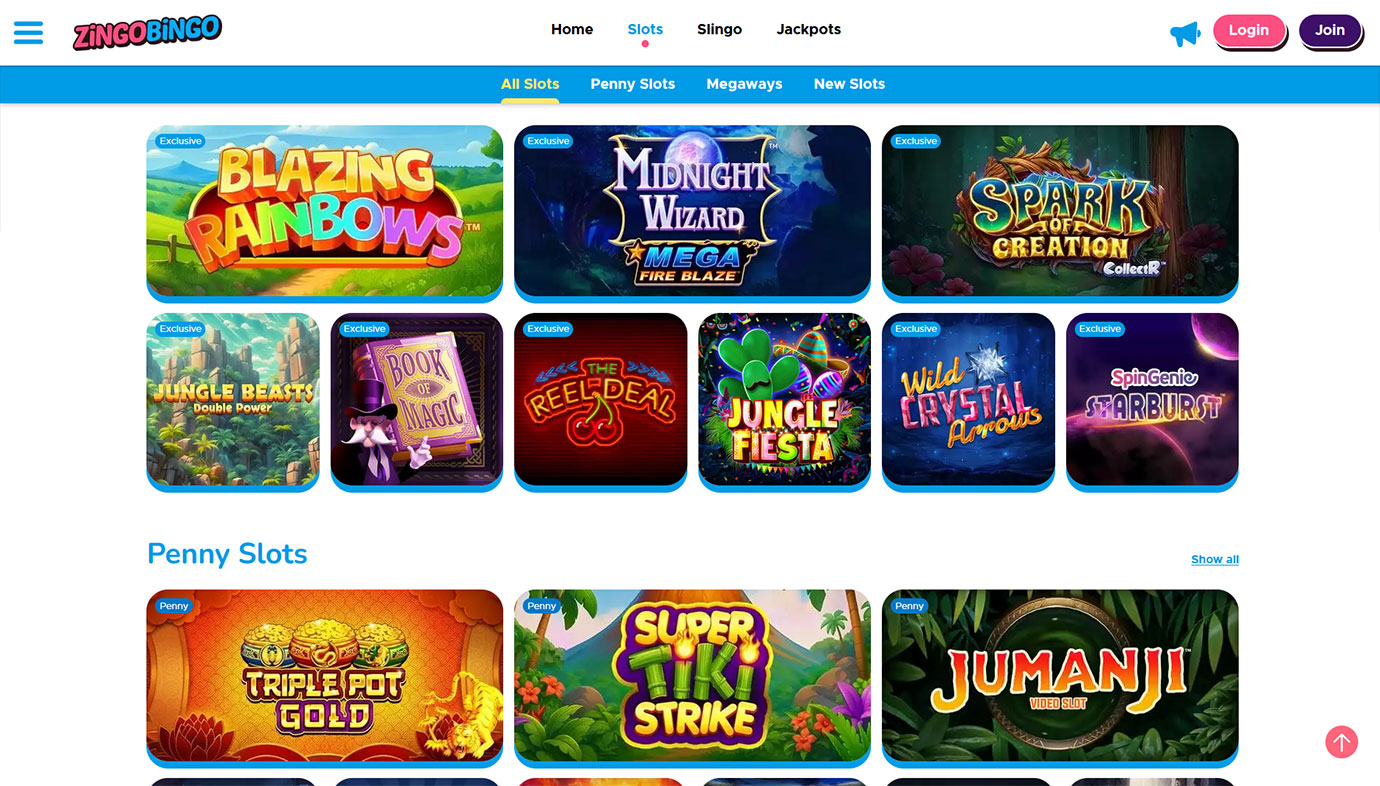 Zingo Bingo slots